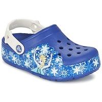 crocs crocslights frozen clog k girlss childrens clogs shoes in blue