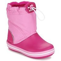 Crocs CROCBAND LODGE POINT BOOT girls\'s Children\'s Snow boots in pink