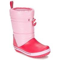 Crocs CROCBAND? IRIDESCENT GUST BOOT KIDS girls\'s Children\'s Snow boots in pink