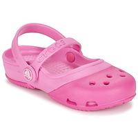 crocs electroiimjps girlss childrens clogs shoes in pink