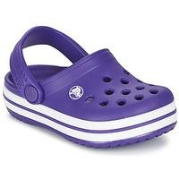 crocs crocband clog kids girlss childrens clogs shoes in purple