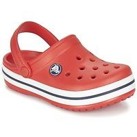 crocs crocband boyss childrens clogs shoes in red
