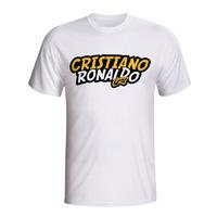 cristiano ronaldo comic book t shirt white