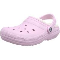 Crocs Classic Fuzz Lined Clog ballerina pink/oatmeal