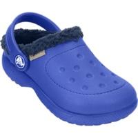 Crocs Kids Crocs ColorLite Lined Clog cerulean blue/navy