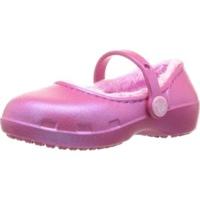 Crocs Kids Karin Fuzz Lined Clog party pink