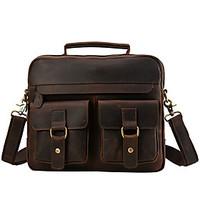 Crazy Horse retro casual leather shoulder bag