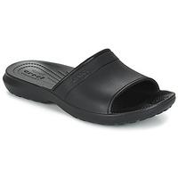 crocs classic slide mens mules casual shoes in black