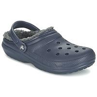 crocs classic lined clog mens clogs shoes in blue