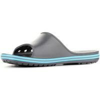 Crocs Crocband II Slide Graphiteelectric Blue men\'s Clogs (Shoes) in multicolour