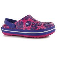 Crocs Tropical Print Clogs Ladies