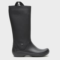 Crocs Women\'s RainFloe Wellington Boot - Black, Black