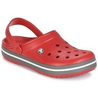 crocs crocband womens clogs shoes in red