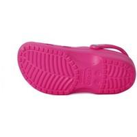 crocs classic neon magenta womens flip flops sandals shoes in pink