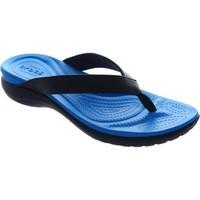 Crocs Capri V Flip women\'s Flip flops / Sandals (Shoes) in blue