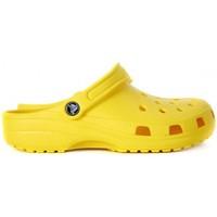 crocs classic lemon womens clogs shoes in multicolour
