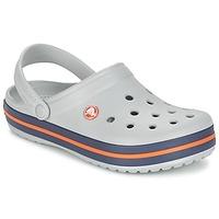 crocs crocband womens clogs shoes in grey