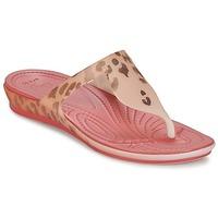 crocs riolprdfdflp womens flip flops sandals shoes in orange