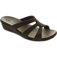 Crocs Sanrah Strappy women\'s Mules / Casual Shoes in brown