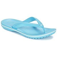 crocs crocband flip womens flip flops sandals shoes in blue