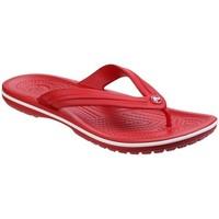 Crocs Crocband Flip Womens Beach Clogs women\'s Flip flops / Sandals (Shoes) in red