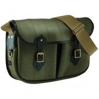 croots helmsley tweed carryall green medium