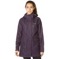 Craghoppers Women\'s Madigan Long Waterproof Jacket, Purple