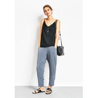 Cropped Relaxed Trousers