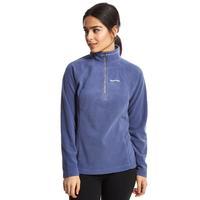 craghoppers womens miska ii half zip fleece light blue light blue