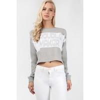 CROP TROUBLE MAKER SWEAT