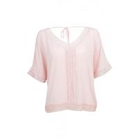 CROCHET INSERT BLOUSE