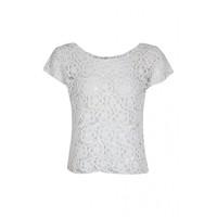 CROCHET DAISY TEE