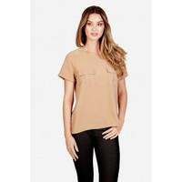 CREPE POCKET FRONT TOP