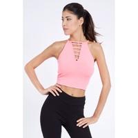 CROP STRAP FRONT CAMI