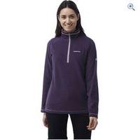 craghoppers womens seline half zip jacket size 16 colour purple