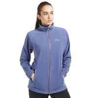 craghoppers womens madigan full zip interactive fleece jacket mid blue ...