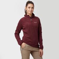 craghoppers womens cove half zip fleece red red