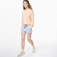 crinkle dreamy oxford shorts blue lagoon