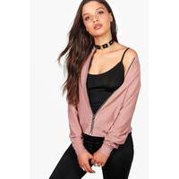 Crepe Bomber - rose