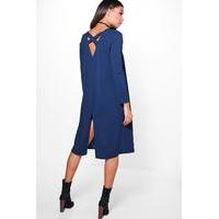 cross back duster navy