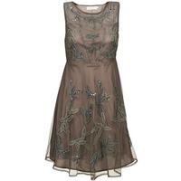 cream nettie womens dress in grey