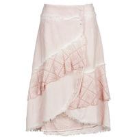 Cream MALLE women\'s Skirt in pink