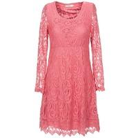 Cream ANNEMON LACE women\'s Dress in pink