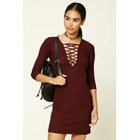 Crisscross-Front Bodycon Dress