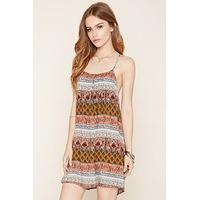 Crochet Tribal Print Dress