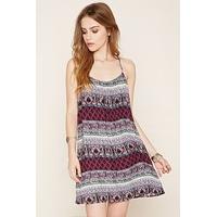 Crochet Tribal Print Dress