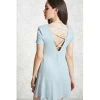 Crisscross Back Mini Dress