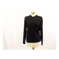 crombie black v neck cardigan size l crombie size l black cardigan