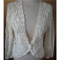 Crochet cardigan - L John Lewis - Size: L - Beige - Cardigan