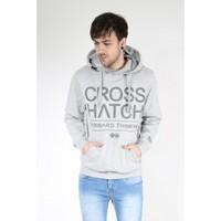 Cross Hatch Mens Wilbur PKB Fleece Hooded Sweatshirt